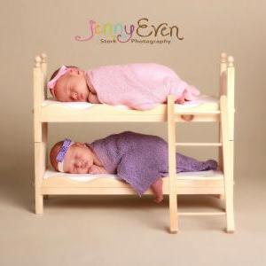 Princess And The Pea Newborn Twins Photography..