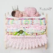 Princess and the Pea Newborn Twins Photography Prop Posing Bunk Beds Foam Mattresses - DIY Stackable Bunk Bed with Ladder